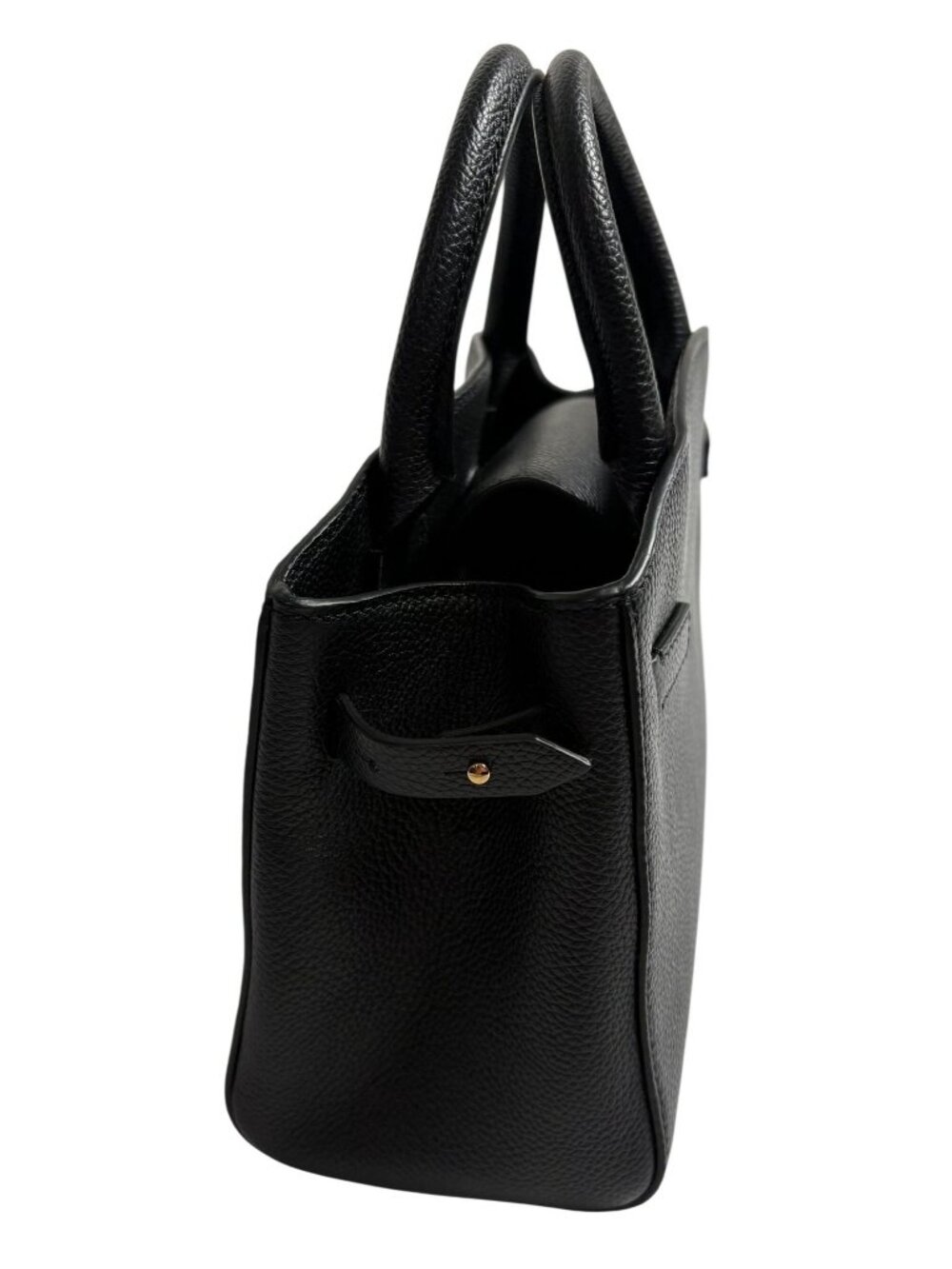 Demellier The Small Hudson in Black Small Grain Leather - Picture 4 of 9